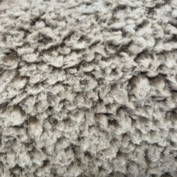 Weatherproof Men's M 1/4 Zip Sweater Faux Fur Sherpa Brown Tan Polyester Teddy - Picture 6 of 11